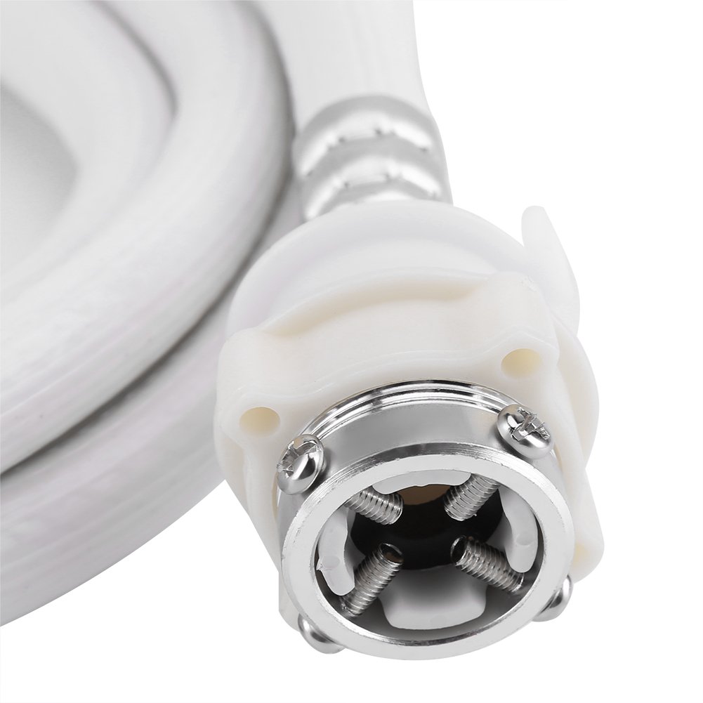 Washing Machine Water Inlet Hose - White Long Length Washer Pipe Connector for Laundry Appliances | Perfect for Front Load & Top Load Washing Machines
