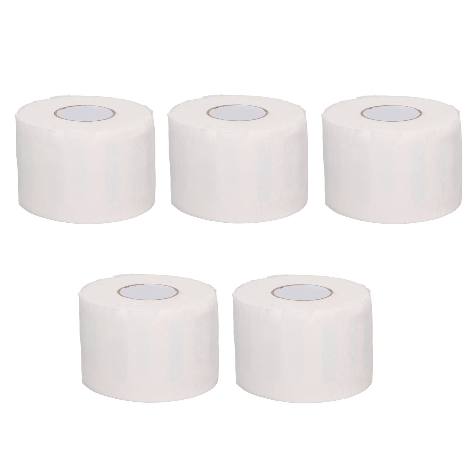 5 Rolls Stretchy Waterproof Self-Adhesive Barber Neck Paper - Professional White Salon Neck Band for Hairdressing & Beauty Services | Ideal for Haircuts, Shaves & Styling in Barber Shops & Salons