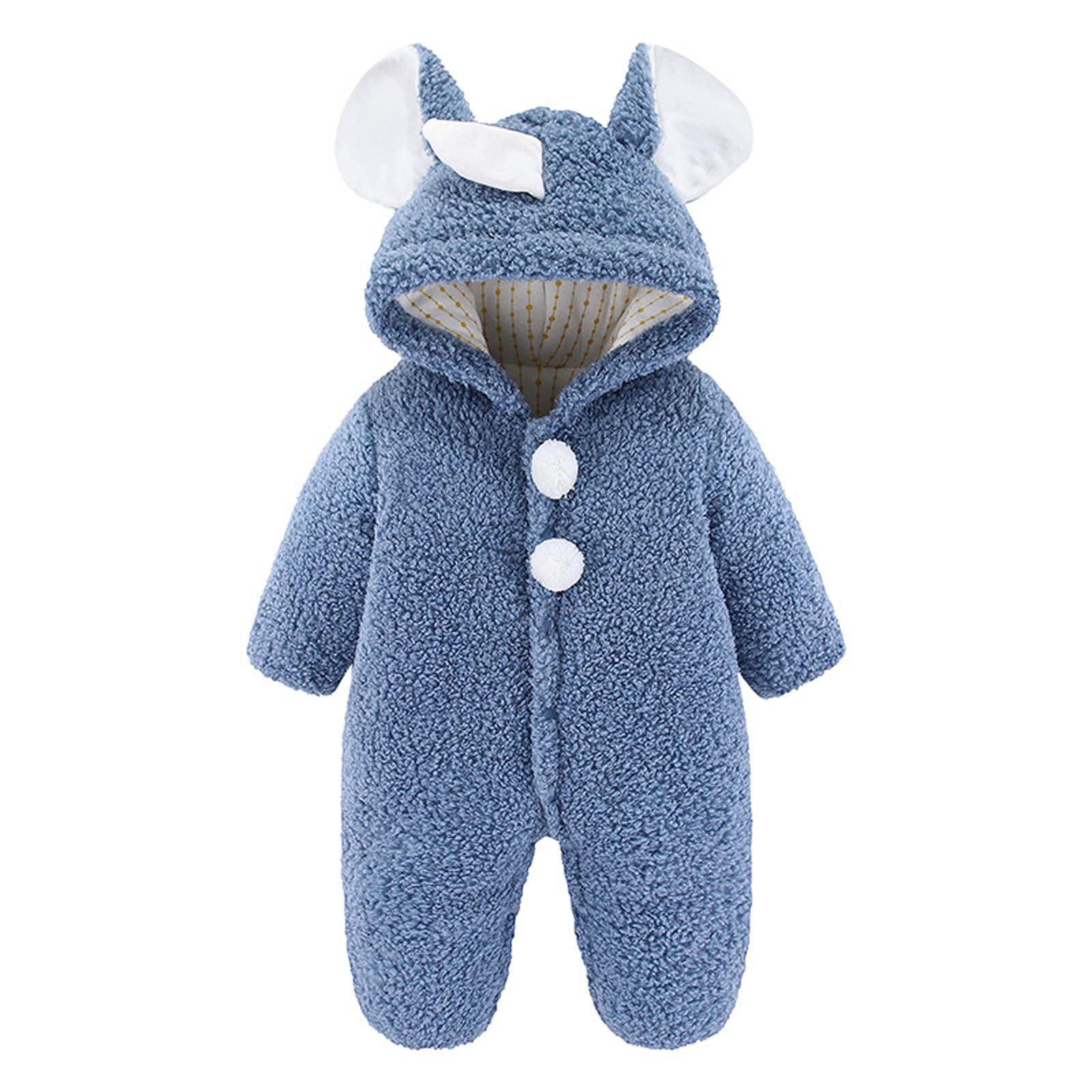 Baby Girls' Cotton Romper Jumpsuits for Autumn & Winter - Soft & Comfortable Outfits for Toddlers - Perfect for Outdoor Playdates, Family Outings & Holiday Events