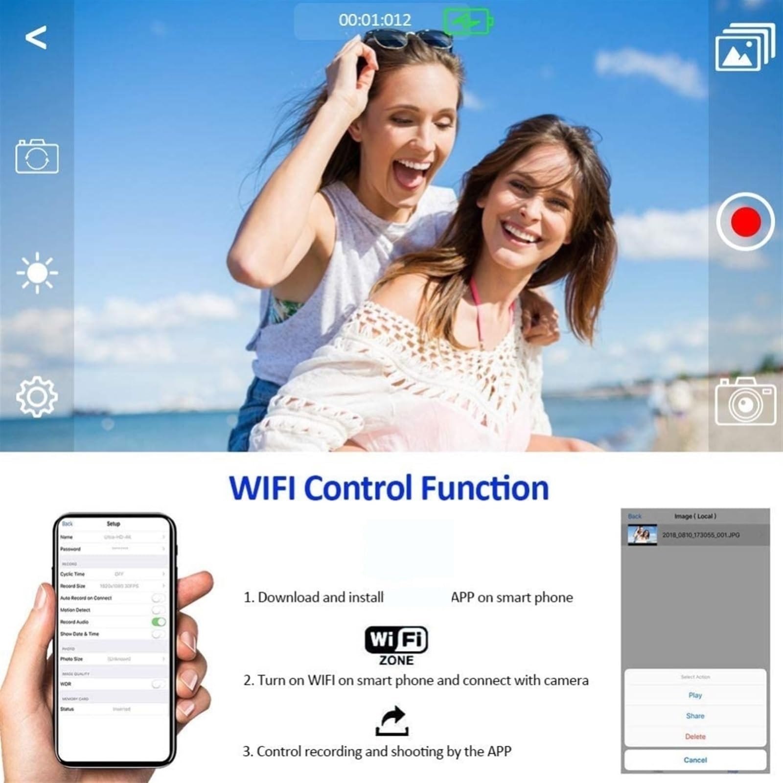 **MZZYG 56MP 4K Vlog Camera with WiFi, Night Vision & 16X Zoom - Perfect for Live Streaming, YouTube Videos & Travel Vlogging (Includes 64GB SD Card & Accessories)**    **Usage Scenarios:** Ideal for content creators, live streaming, YouTube videos, travel vlogging, and low-light recording.