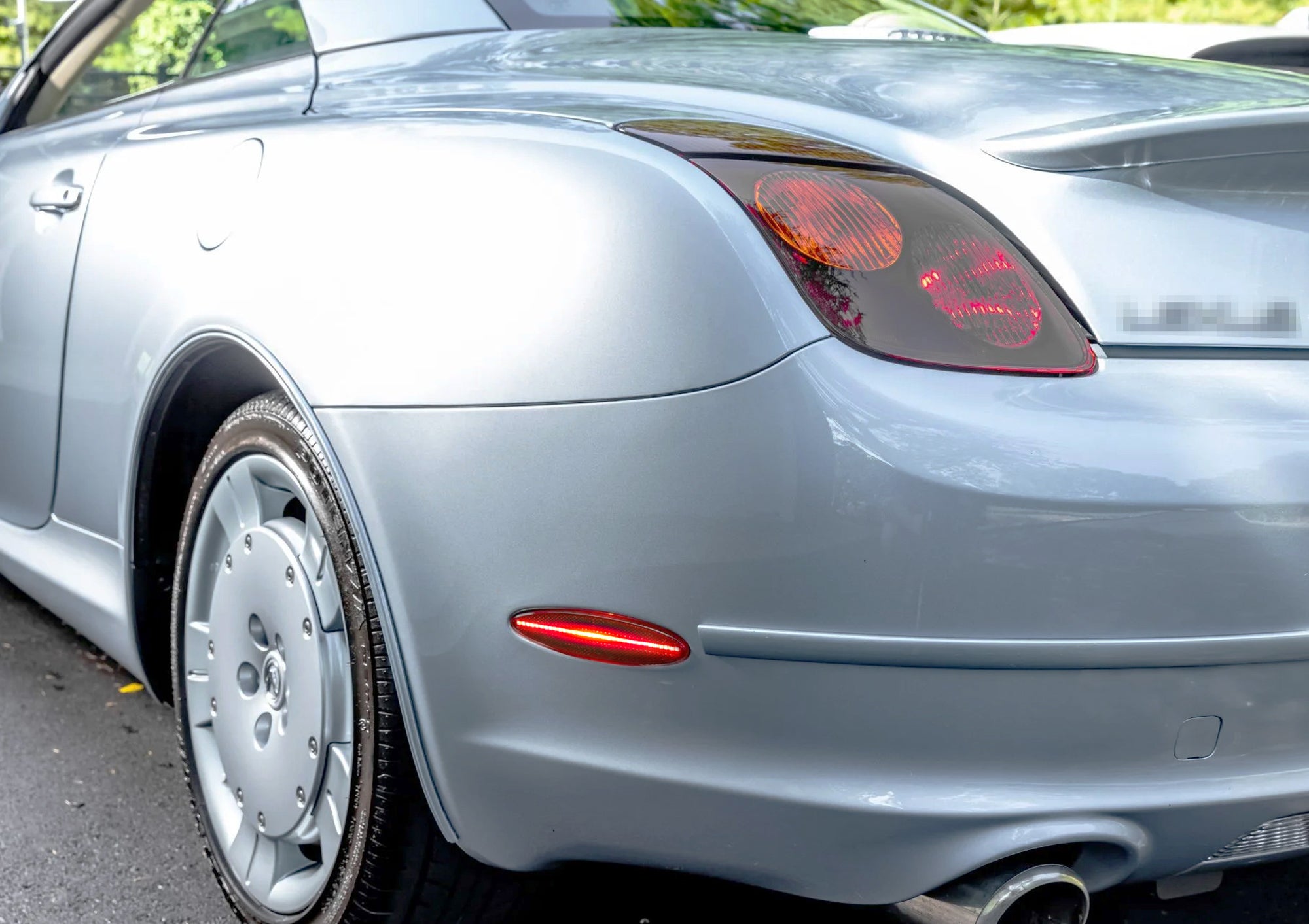 2001-2010 Lexus SC430 Clear Amber/Red LED Bumper Side Marker Lights - Waterproof, Easy Install for Enhanced Night Visibility & Style