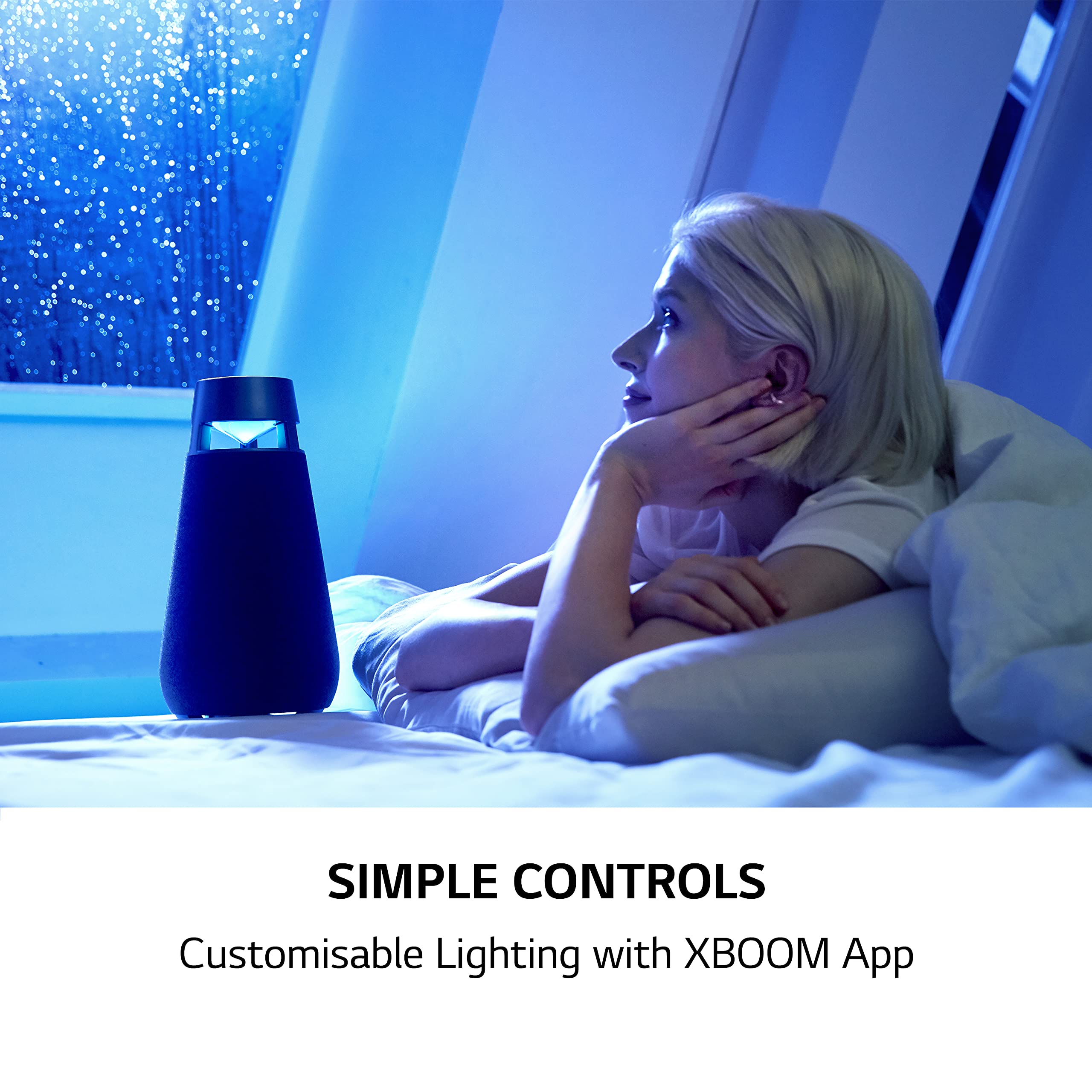 LG XBOOM 360 X03 Portable Bluetooth Speaker - 360° Sound, Waterproof, 24H Playtime for Outdoor, Pool Party & Travel
