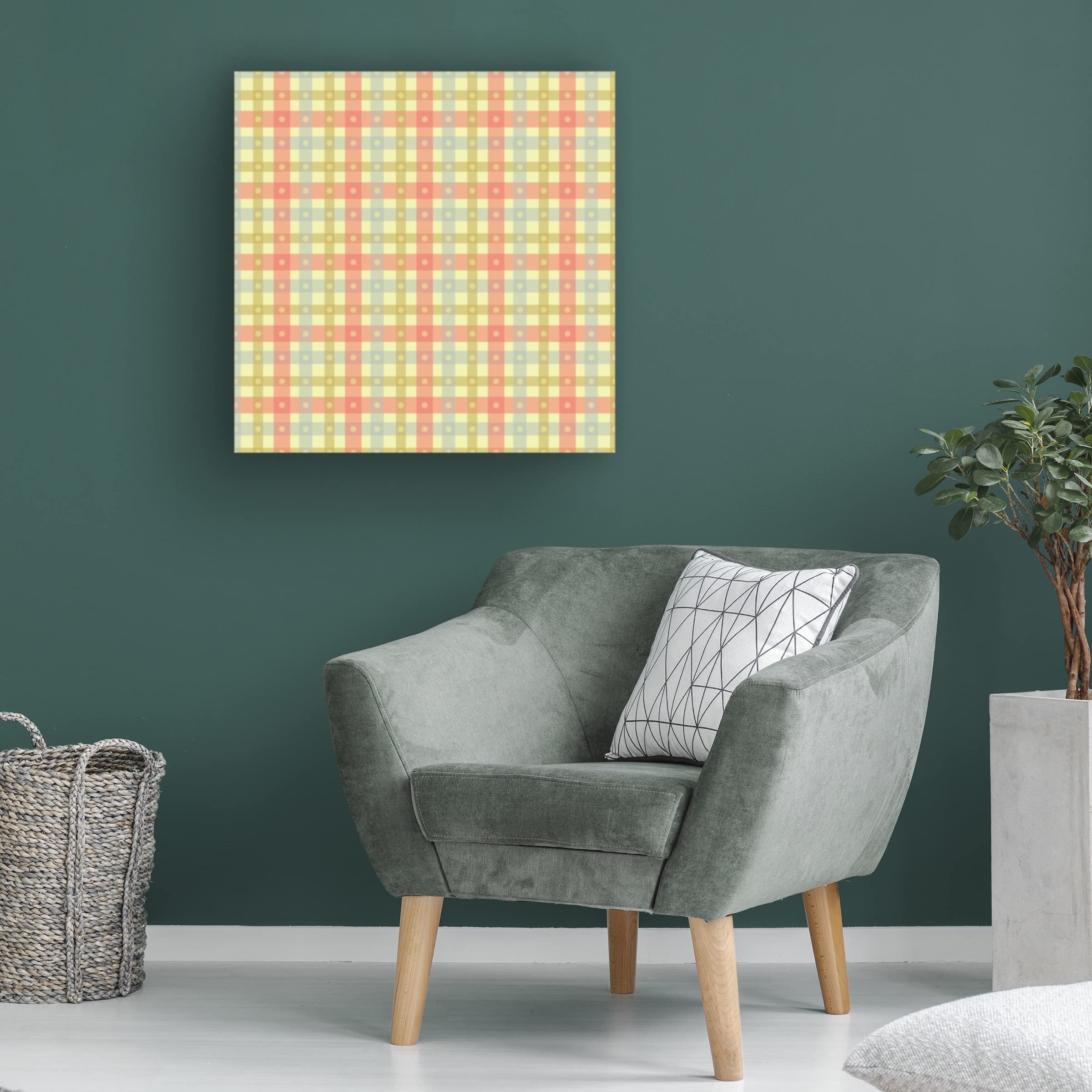 Yachal Design 'Lace Gardens 4000' Canvas Wall Art Print - Modern Home Decor for Living Room, Bedroom & Office