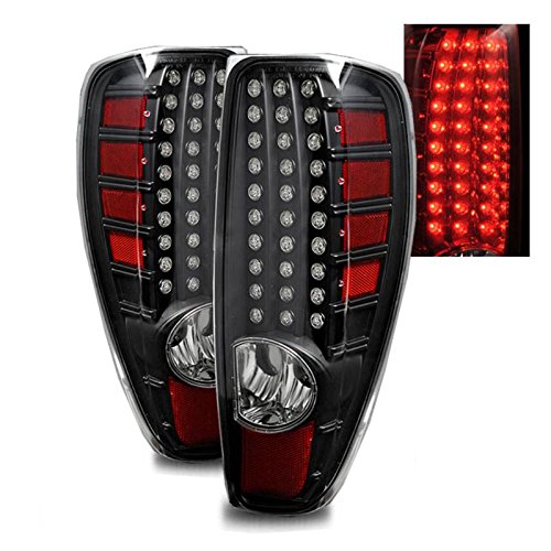 Chevrolet Colorado LED Tail Lights Assembly Set - Black Pair (Left Driver & Right Passenger Side) | Durable Replacement for Enhanced Visibility & Style | Perfect for Night Driving & Off-Road Adventures