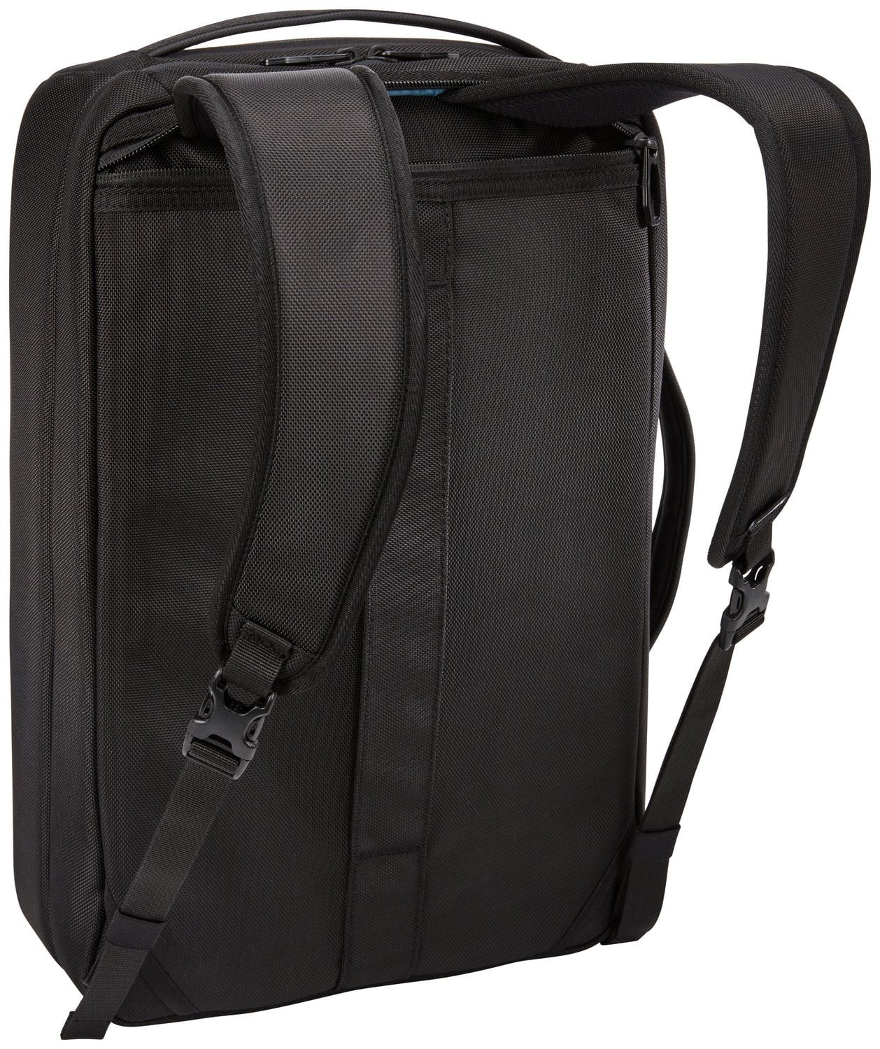Thule Accent Convertible Backpack 17L - Durable Black Daypack for Hiking, Commuting & Travel | Water-Resistant Laptop Backpack with USB Port