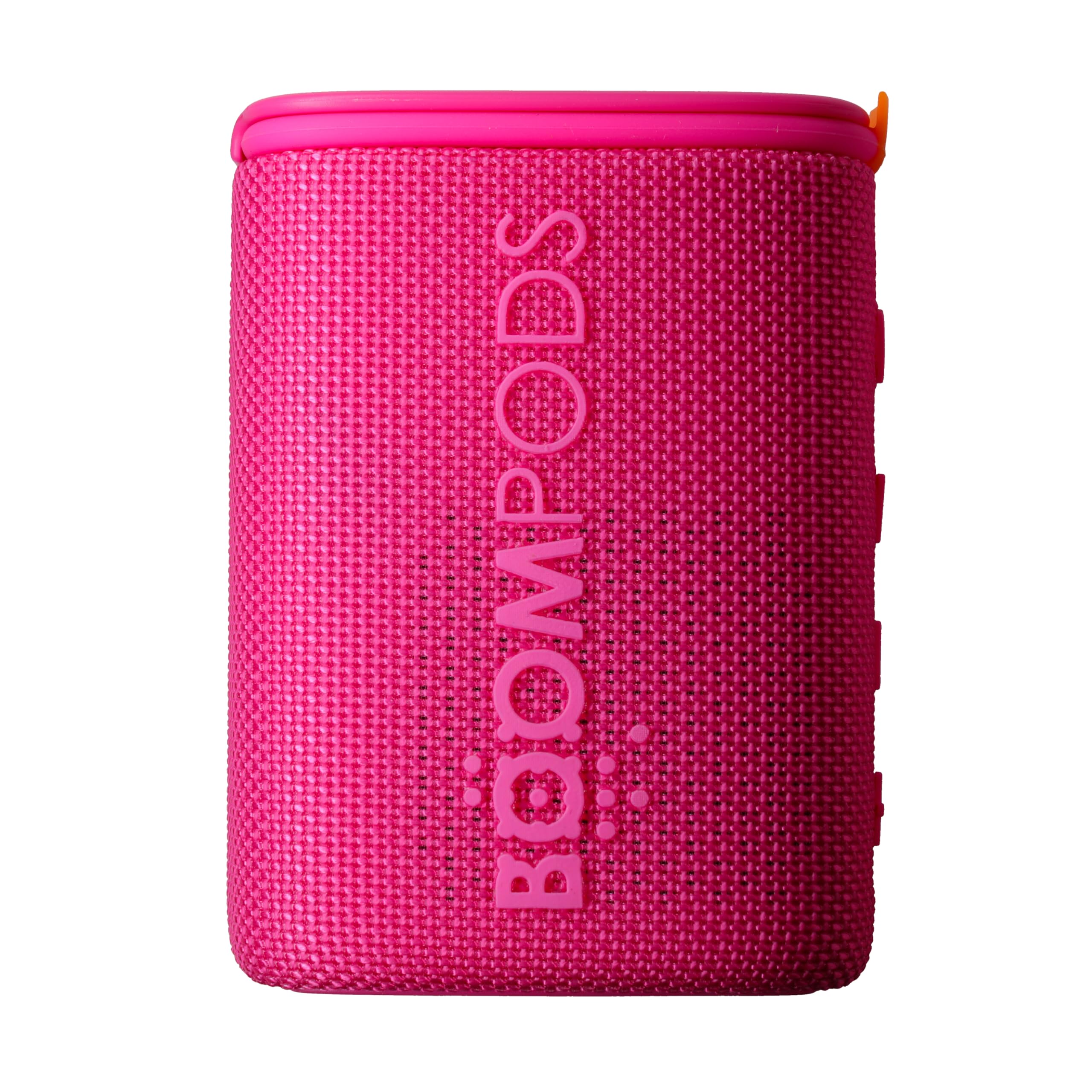 Boompods Beachboom Waterproof Bluetooth Speaker - Eco-Friendly Portable Wireless Speaker with Selfie Button, 5-Hour Battery & IPX7 Waterproof Rating, Perfect for Shower, Travel, Beach & Outdoor Adventures, Pink