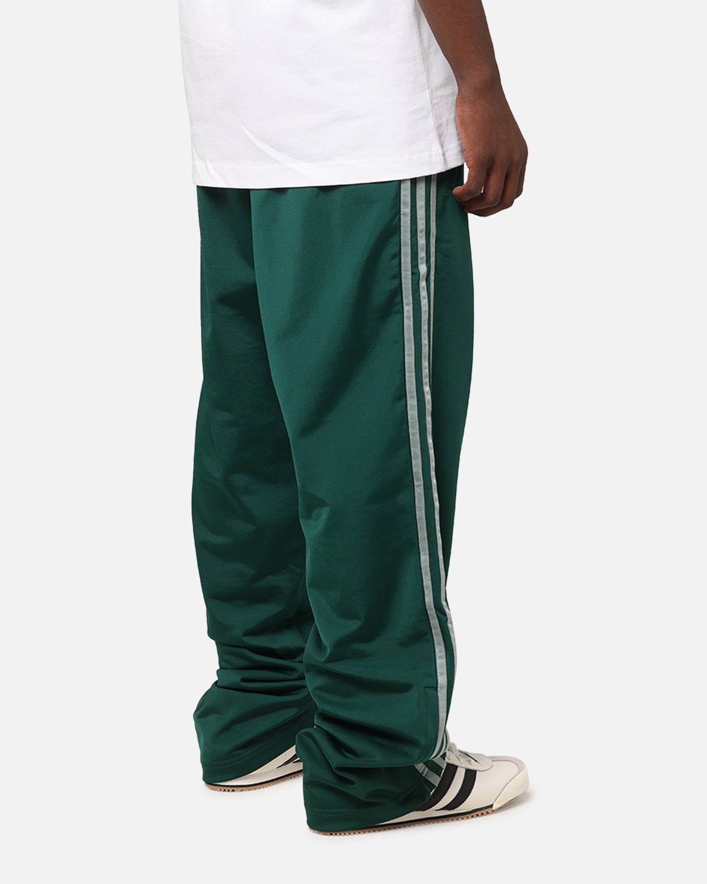 Adidas Firebird Track Pants for Men - Green Retro Running Joggers - Comfortable Athletic Pants for Gym, Workout & Casual Wear
