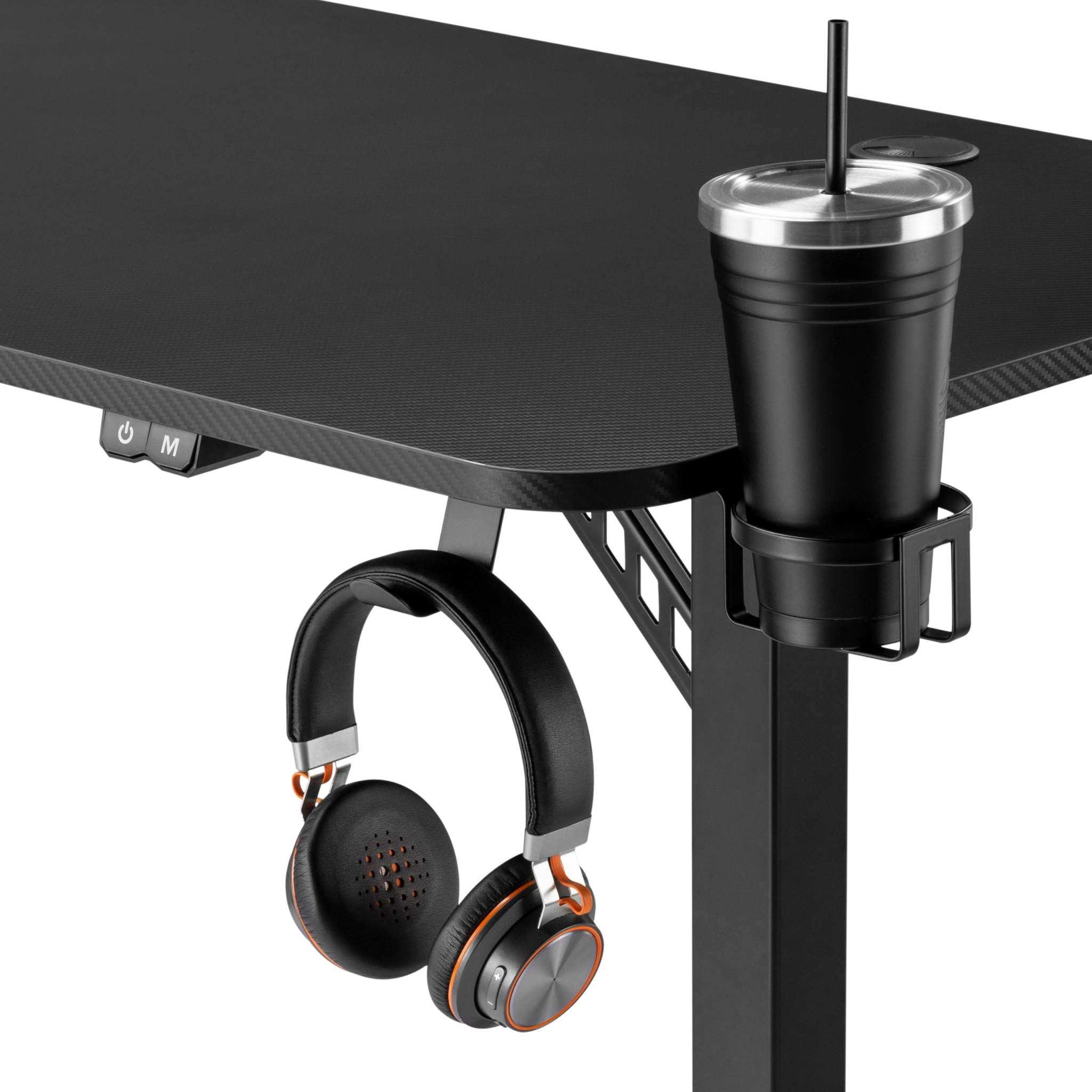 Citadel Gaming Desk V2 - 160cm Wide L-Shaped Computer Desk for PC Gamers | Ergonomic Home Office Setup with Cable Management | Perfect for Streaming & Esports