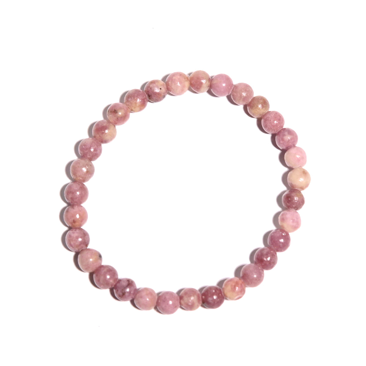 Lepidolite Bracelet for Stress Relief & Calming Energy - Natural Stone Healing Jewelry for Anxiety, Meditation & Emotional Balance