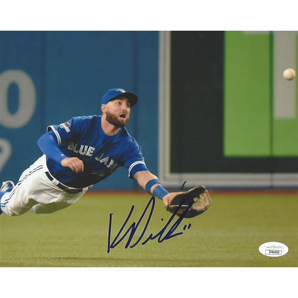 Kevin Pillar Autographed 8x10 Photo with JSA COA - Toronto Blue Jays MLB Memorabilia - Perfect for Sports Fans, Collectors & Home/Office Decor
