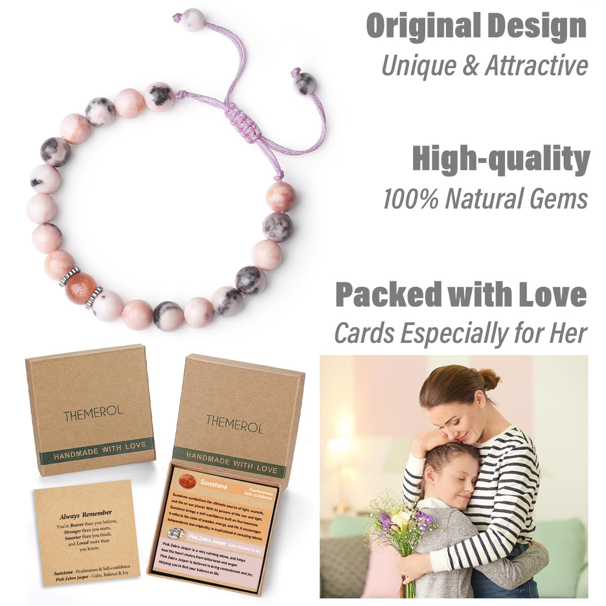 Unique Beaded Bracelets for Women & Teen Girls - Thoughtful Birthday, Christmas, Valentines Day, Easter Gifts for 12 Year Old Daughter, Best Friend, Adults - Perfect for Everyday Wear, Parties, and Special Occasions