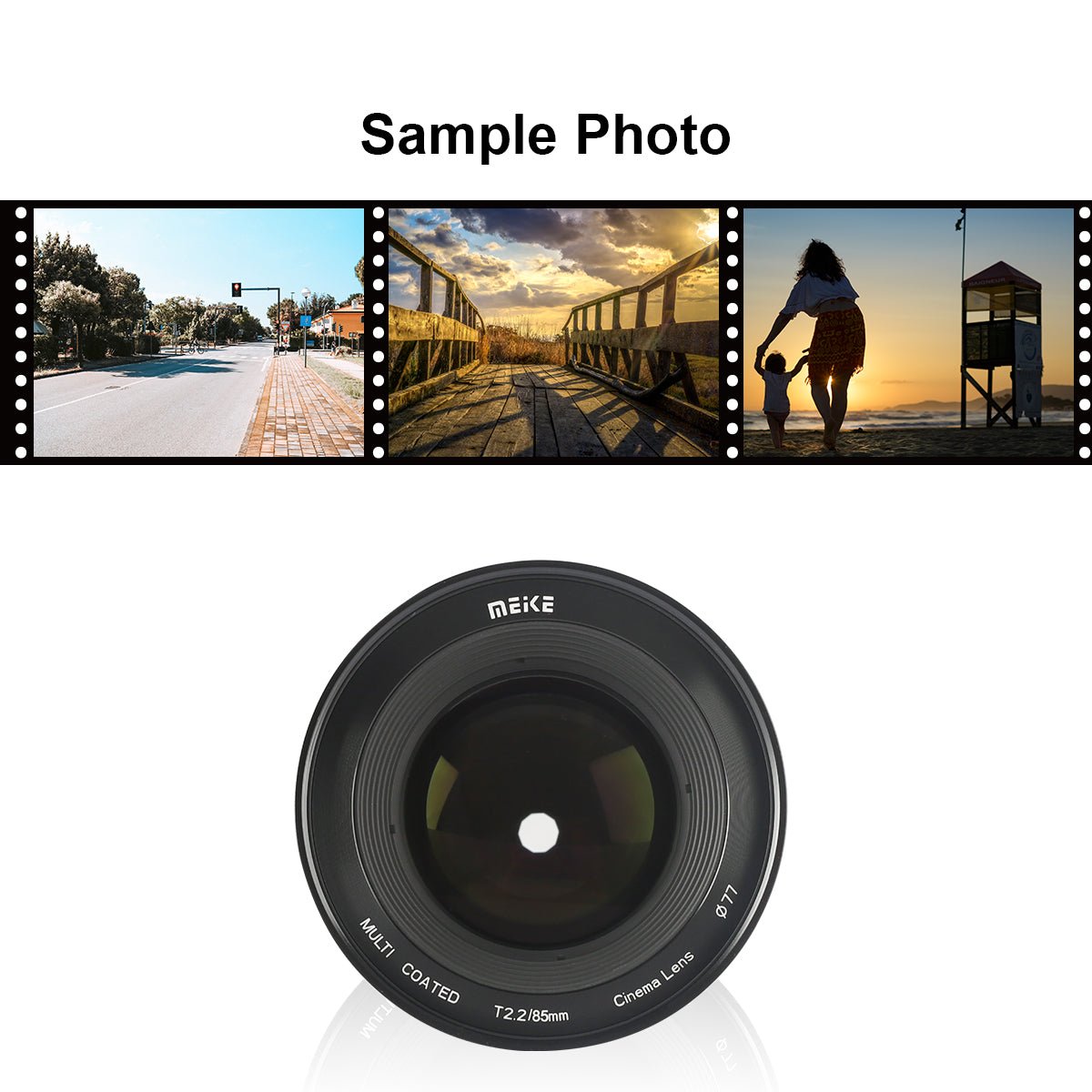 Meike Cinema Prime 85mm T2.2 Lens for Fujifilm X Mount - Professional Portrait & Video Lens for Filmmakers, Photographers - Perfect for Weddings, Interviews & Cinematic Shots