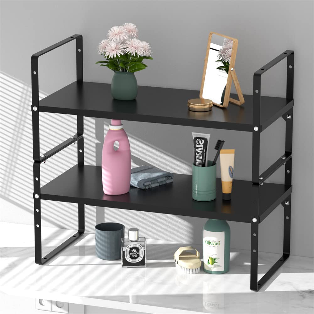 SANNO Stackable Kitchen Shelf Organizer - 10