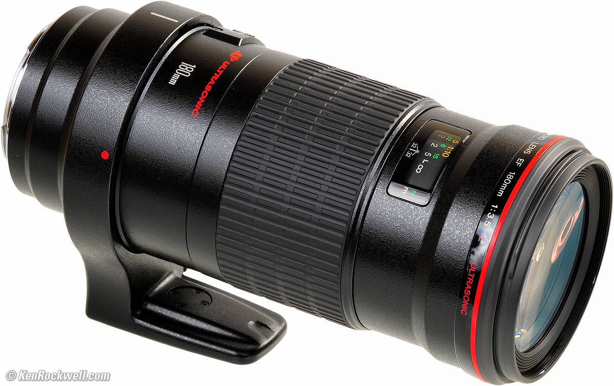 Canon EF 180mm f/3.5L Macro USM Lens for Professional Photography - Open Box - Perfect for Wildlife, Portrait & Product Macro Shots
