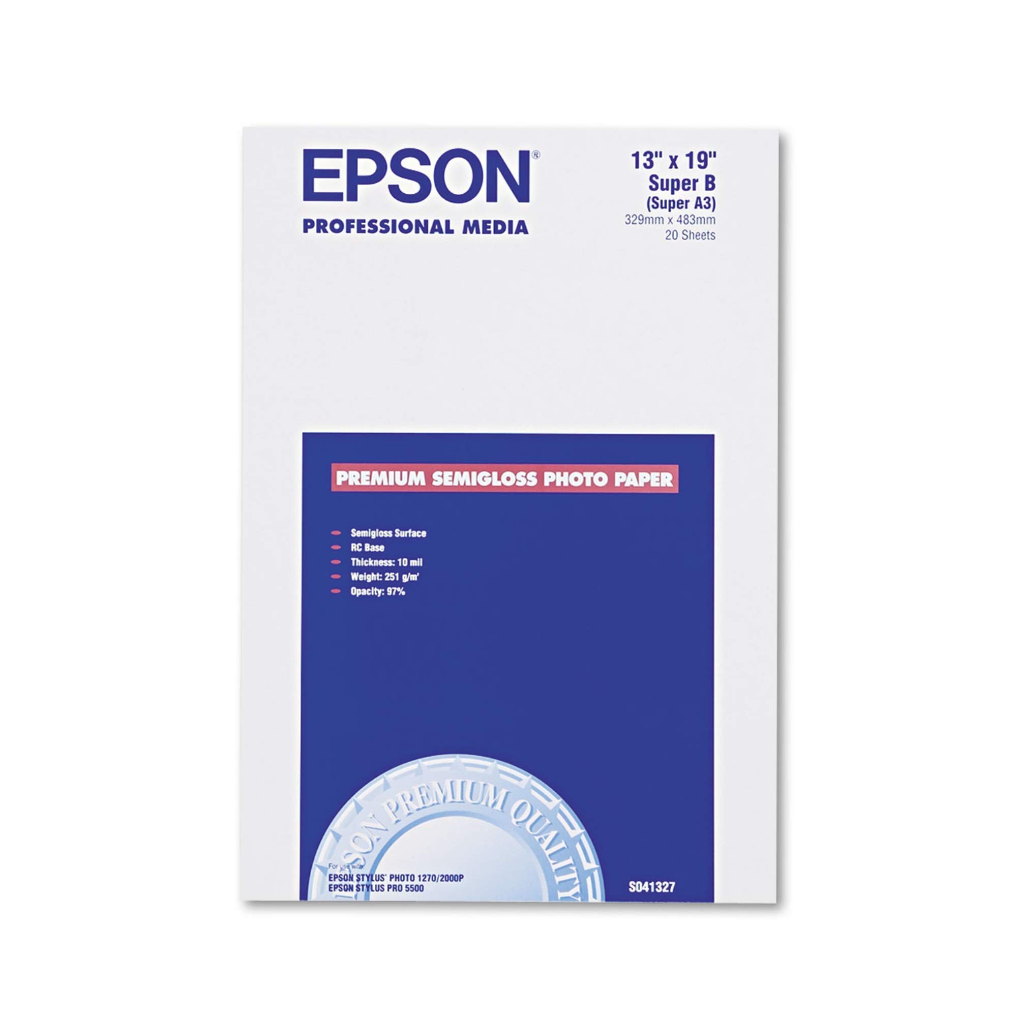 Epson Premium Photo Paper Glossy 8.5