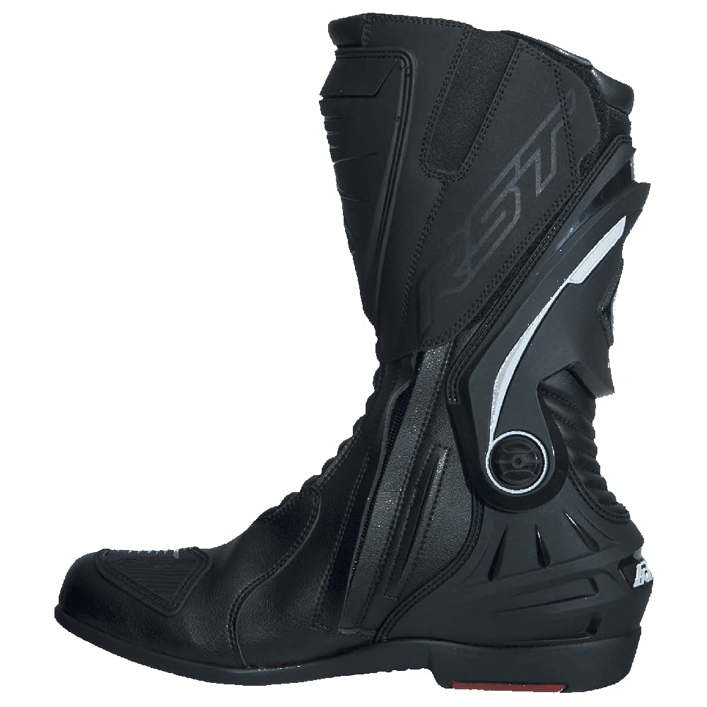 Tractech Evo III Waterproof Work Boots for Men - Black Safety Shoes US Size 7 - Slip Resistant & Comfortable for Construction, Hiking & Outdoor Activities
