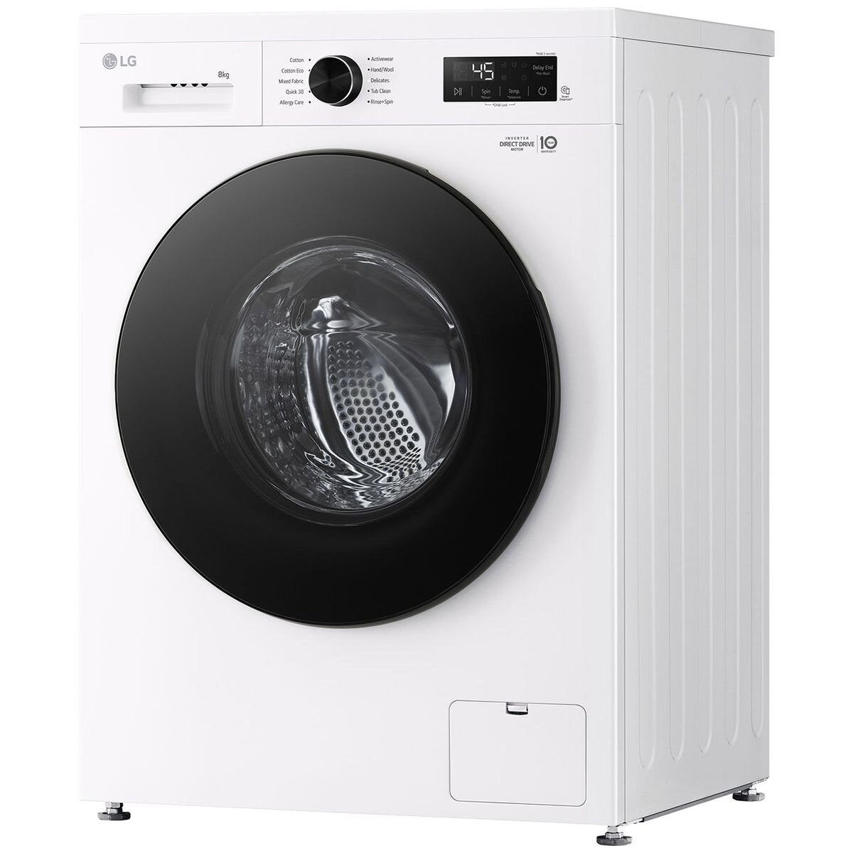 LG 8kg Front Load Washing Machine with Steam WV1 1208W - Energy Efficient Laundry Solution for Small Homes & Apartments