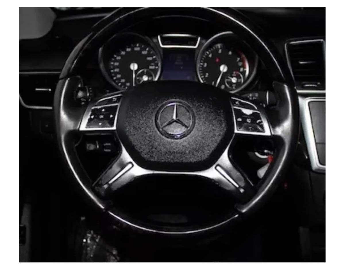 Mercedes E-Class & GL Steering Wheel Button Repair Kit - Fits E350 E550 M350 GL350 (2009-2015) | Fix Peeling Buttons | DIY Decal Overlay Solution for Luxury Car Interior Maintenance
