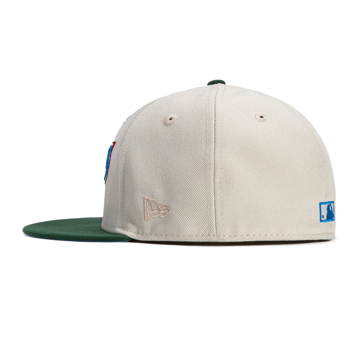 New Era 59Fifty Texas Rangers Final Season Patch Script Hat - Stone & Green - Perfect for Baseball Games, Fan Collections, and Casual Streetwear