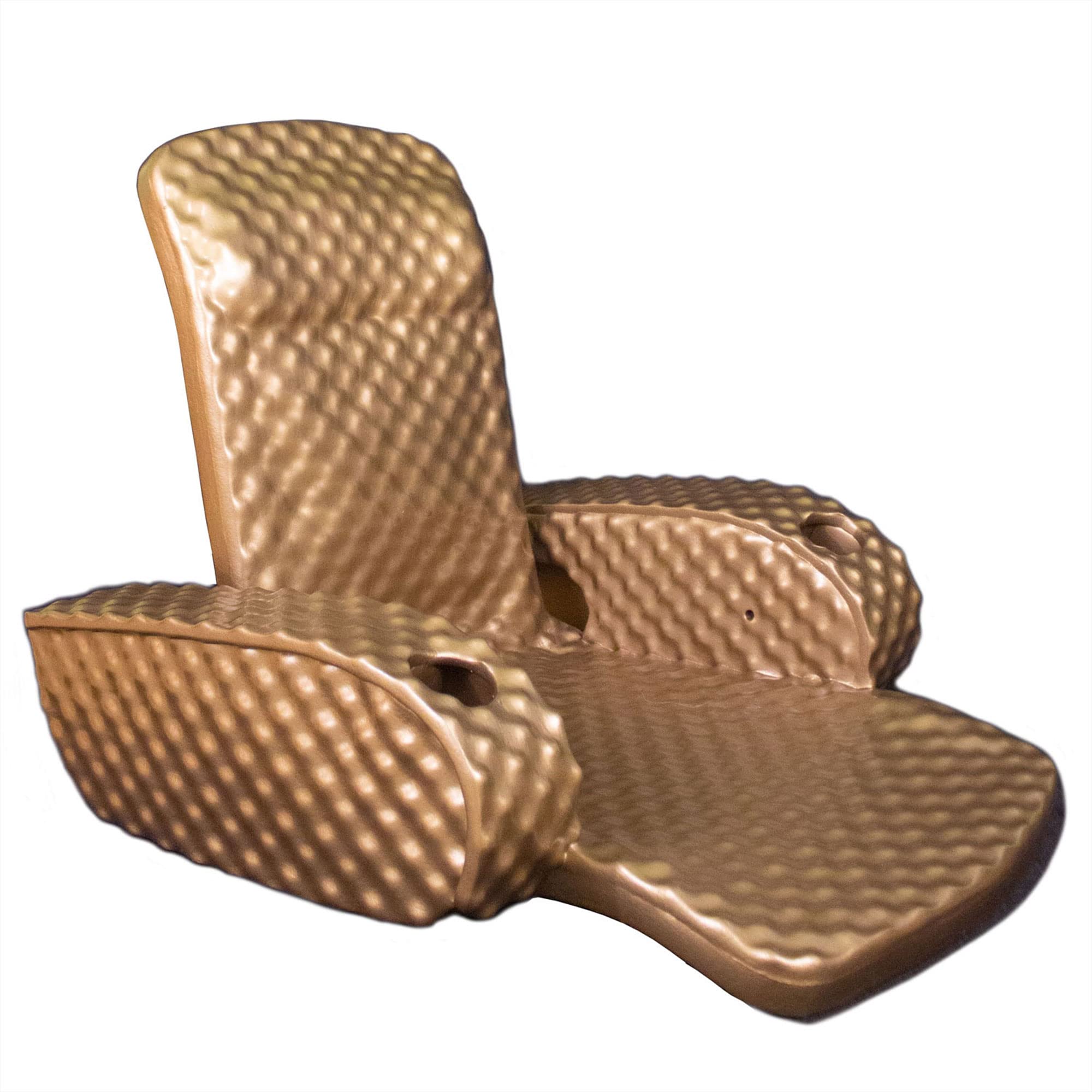 TRC Recreation Folding Baja Chair Foam Swimming Pool Float - Portable Super Soft Floating Lounger with 2 Cup Holders for Beach, Pool & Lake | Pink Inflatable Chair for Relaxing in Water