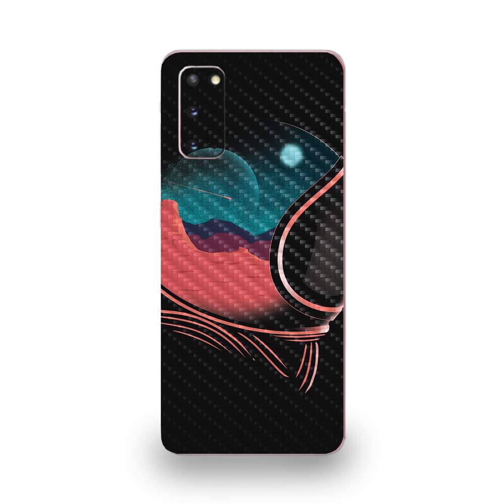 Premium Carbon Fiber Skin for Samsung Galaxy S20 - Space Adventure Design | Protective & Durable Textured Cover | Easy to Apply | Made in USA | Perfect for Daily Use, Travel & Outdoor Activities