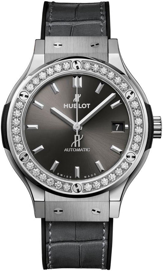 Hublot Classic Fusion Titanium Grey Automatic Men's Watch - Luxury Swiss Timepiece for Business & Formal Occasions