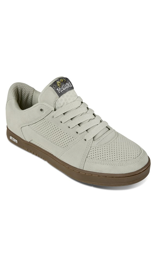 Etnies MC Rap LO X Bones Men's Skate Shoes - Grey/Gum | Durable & Stylish for Skateboarding & Streetwear Fashion