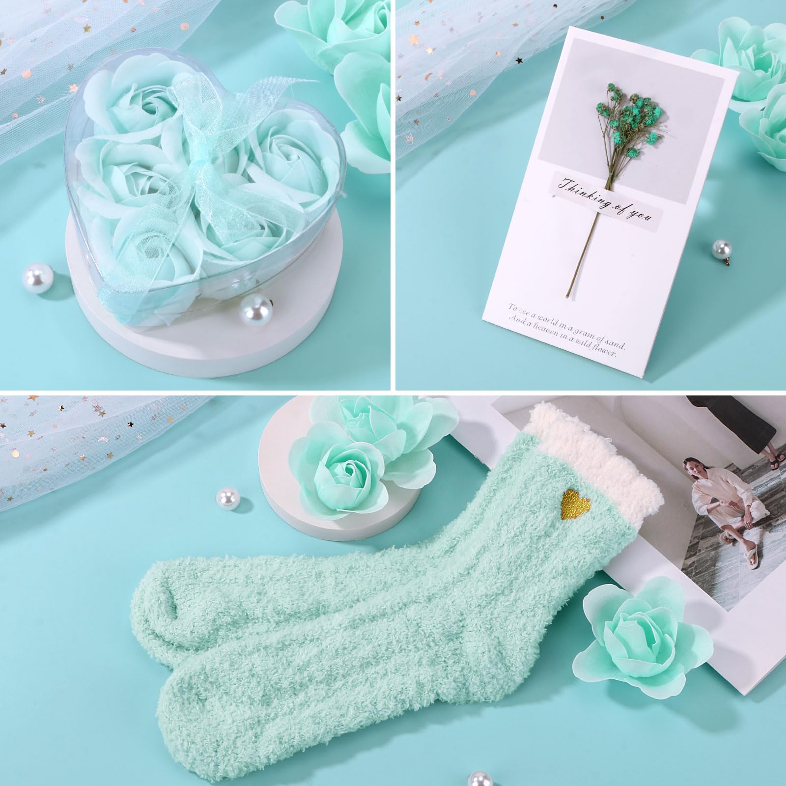 Relaxing Spa Gift Set for Women - Self Care Birthday Gifts Basket with Aromatherapy Products | Perfect for Mom, Wife, Grandma, Sister & Friends | Get Well Soon, Thinking of You Presents | Ideal for Home Spa Days, Stress Relief & Pampering
