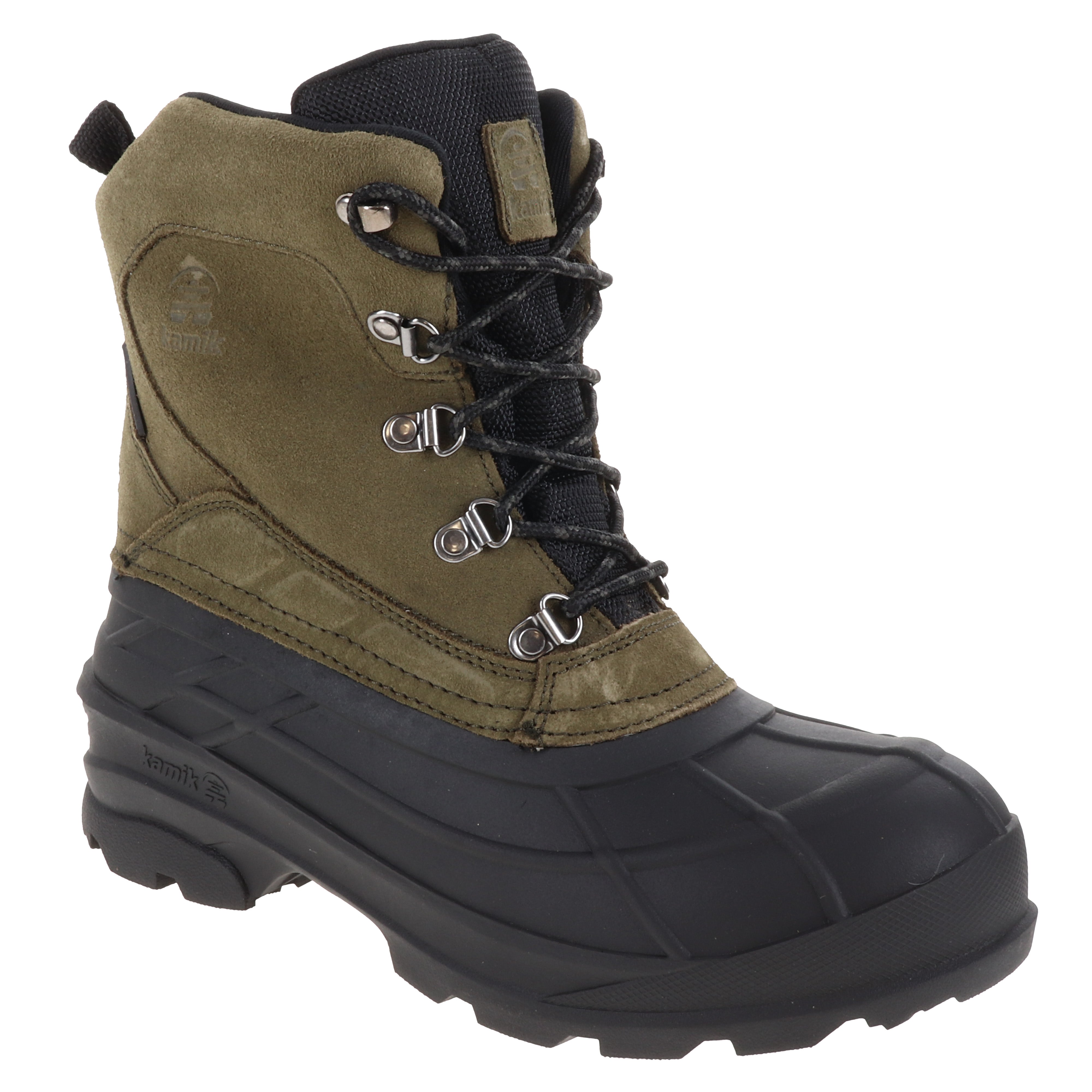 Kamik Fargo 2 Olive Men's Winter Boots - Waterproof & Insulated for Hiking, Snow, and Outdoor Adventures
