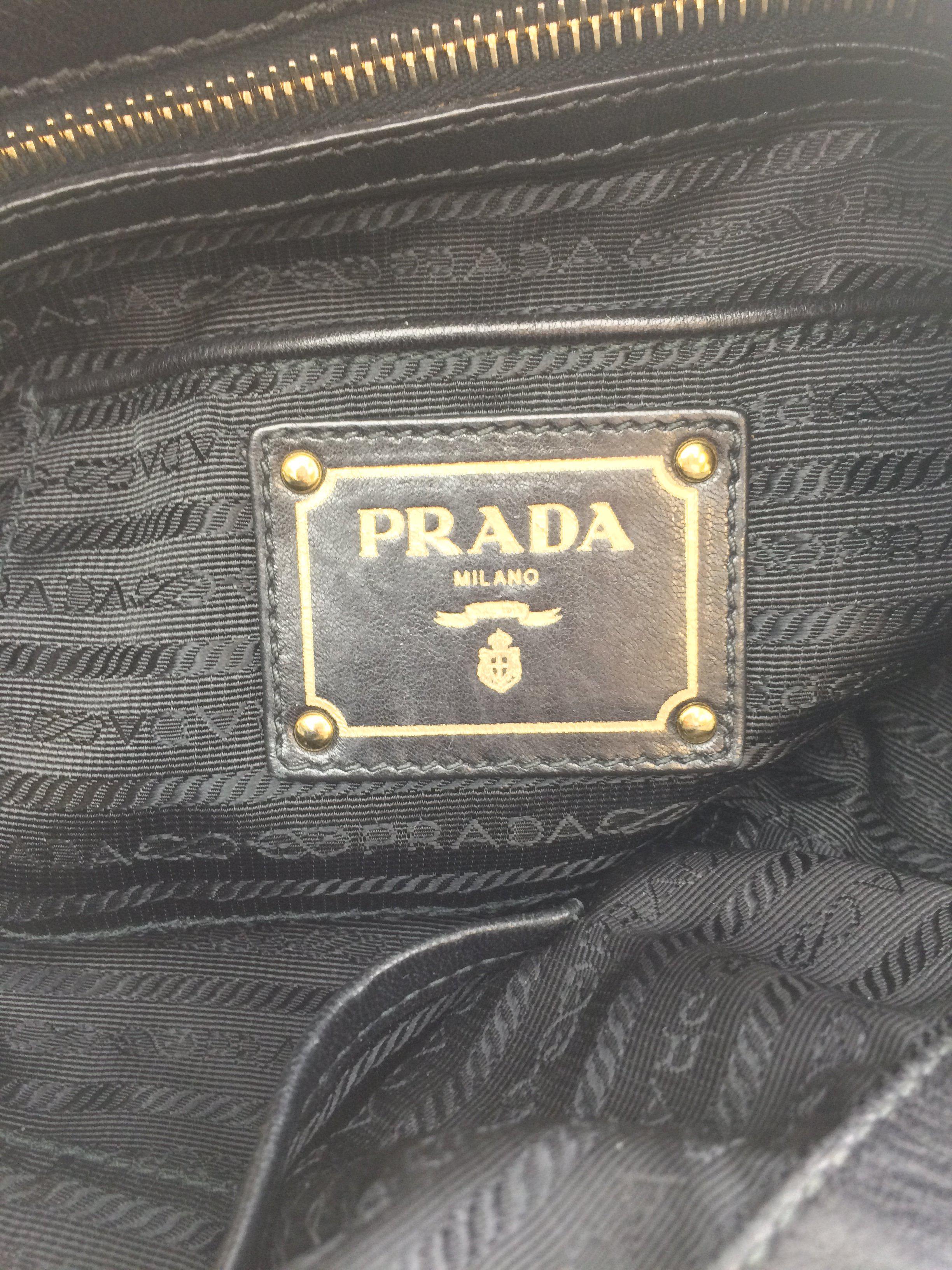 Prada Nappa Gaufre Zip Hobo Bag - Luxury Leather Shoulder Handbag for Women | Perfect for Work, Travel & Evening Events