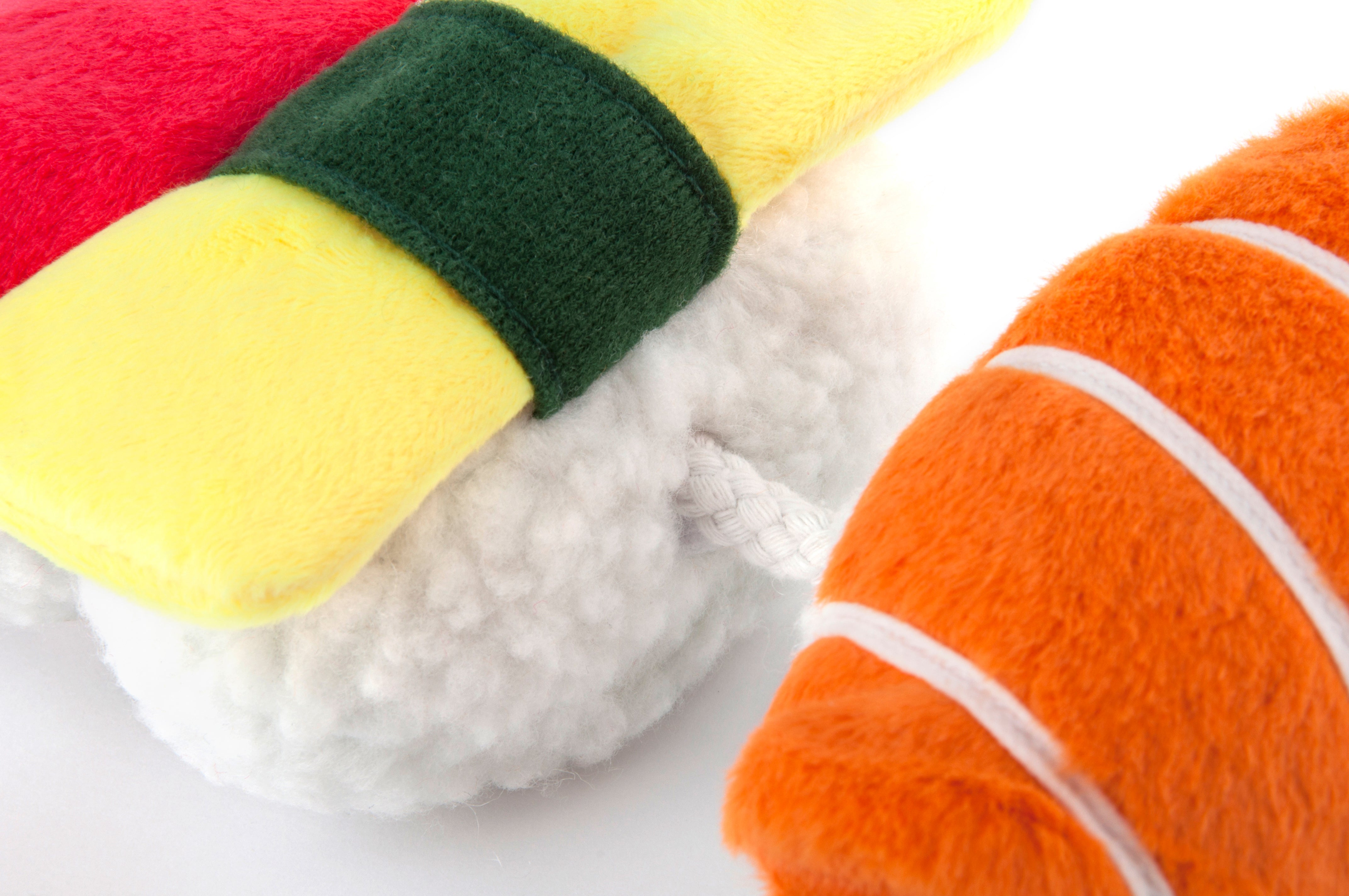 El Sushi Dog Plush Toy - International Classic™ Chew-Resistant Stuffed Animal for Dogs | Pet P.L.A.Y. | Perfect for Playtime, Cuddling & Training