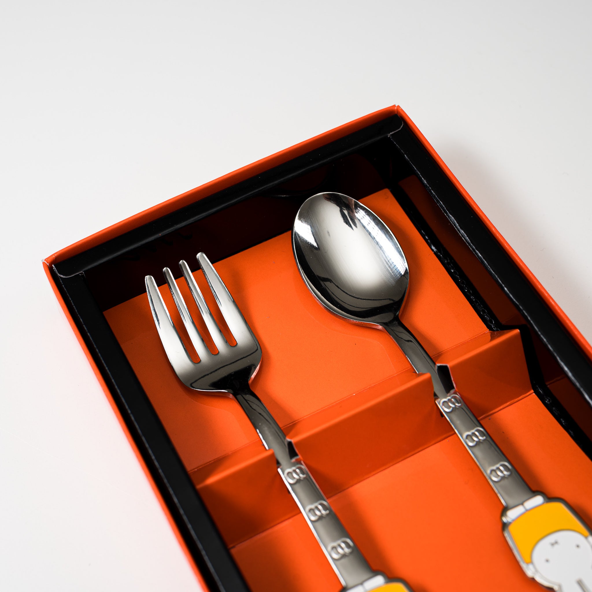Miffy Buddy Spoon and Fork Set for Kids - BPA-Free Baby Feeding Utensils - Perfect for Toddlers, Travel, and School Lunchboxes