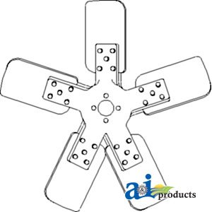 A&I 5-Blade Cooling Fan - Replacement Part A-70255751 for Home, Office & Automotive Use - High Performance Air Circulation & Ventilation Solution