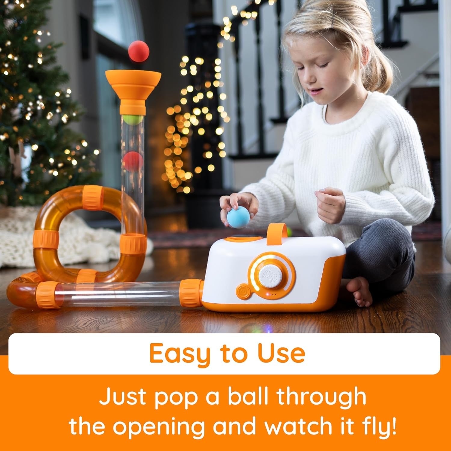 Fat Brain Toys Air Toobz - Fun & Educational Air Flow Science Toy for Kids | Perfect for STEM Learning & Indoor Playtime