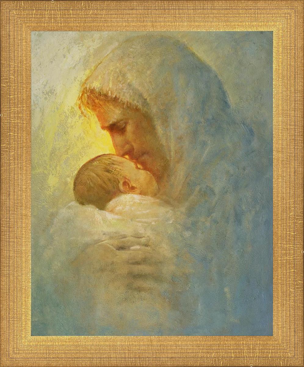 Abba By Yongsung Kim - Premium Christian Wall Art for Home & Church Decor | Inspirational Bible Verse Canvas Painting for Living Room, Bedroom & Office