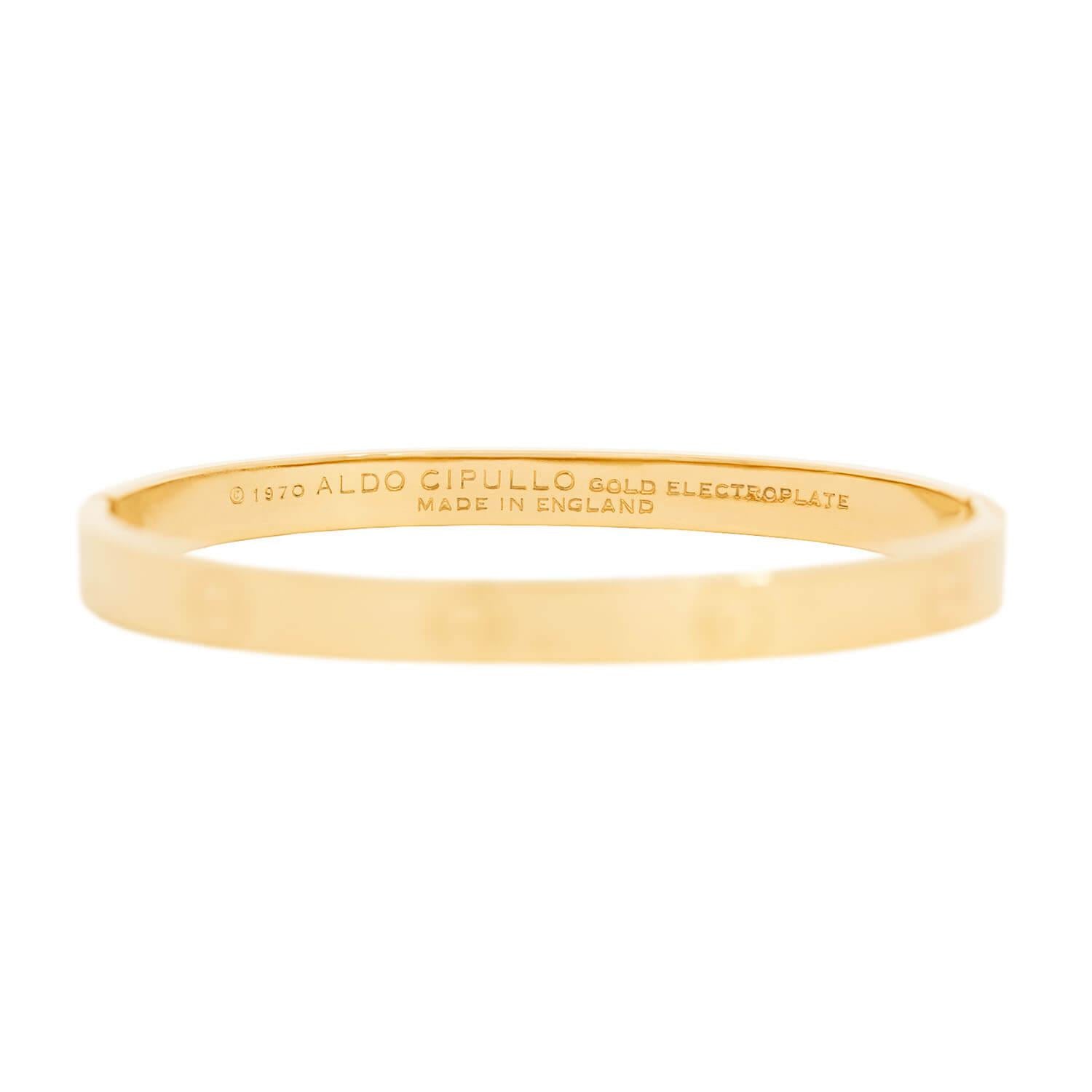 Vintage CHARLES REVSON Estate Gold Electroplated 'Ultima II' Bracelet - Elegant Jewelry for Women, Perfect for Parties, Weddings & Special Occasions