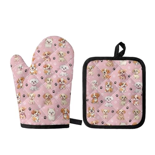 Dog Paw Print Pink