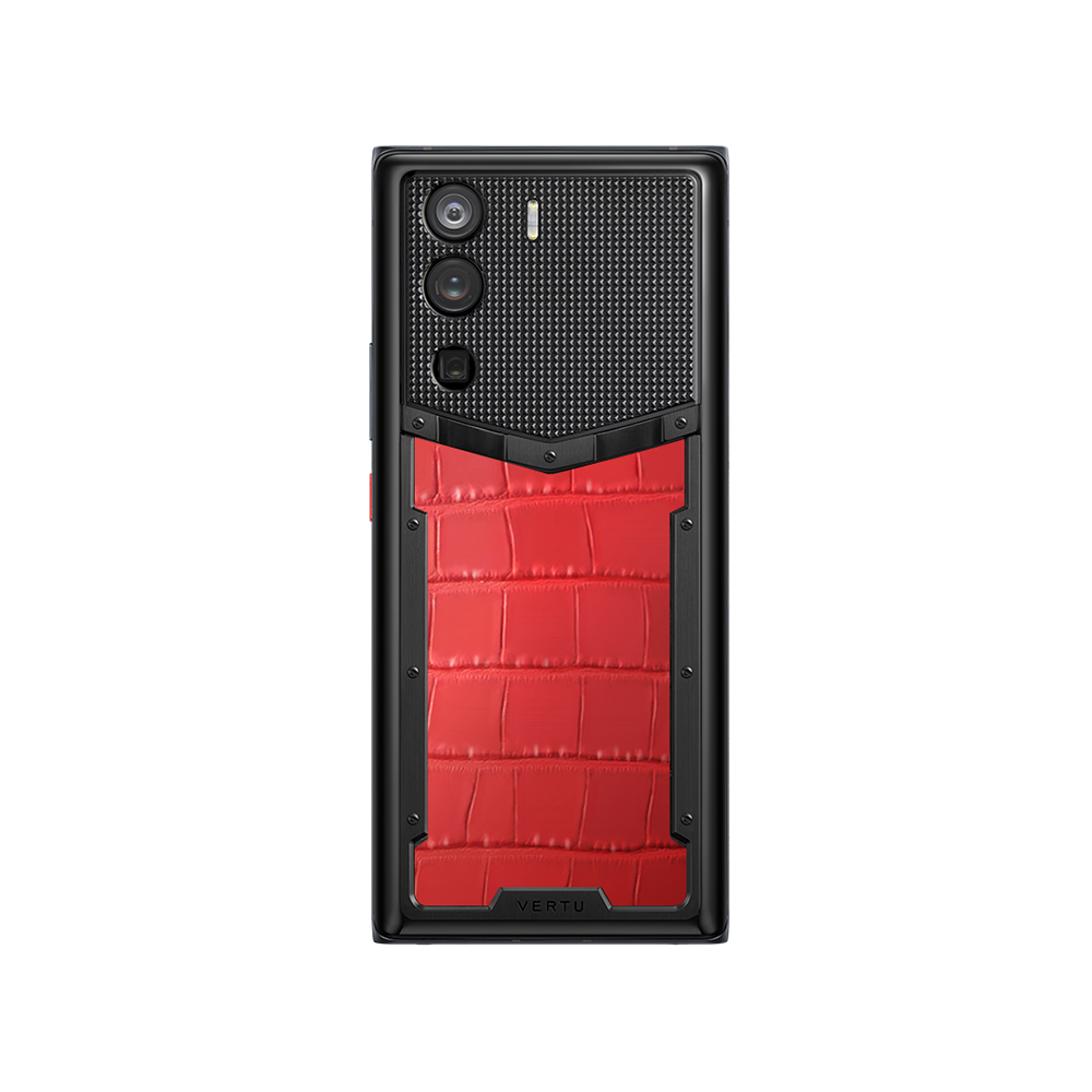 METAVERTU Alligator Skin 5G Web3 Smartphone - Flame Red Luxury Phone for Crypto & Blockchain Enthusiasts | Perfect for Secure Transactions & Digital Lifestyle