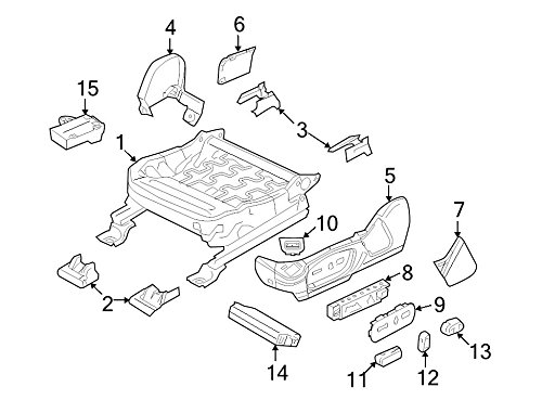 Genuine Ford AA5Z-5462257-AA Seat Adjuster Bracket - Replacement Part for Ford Vehicles | Perfect for Car Seat Adjustment & Repair