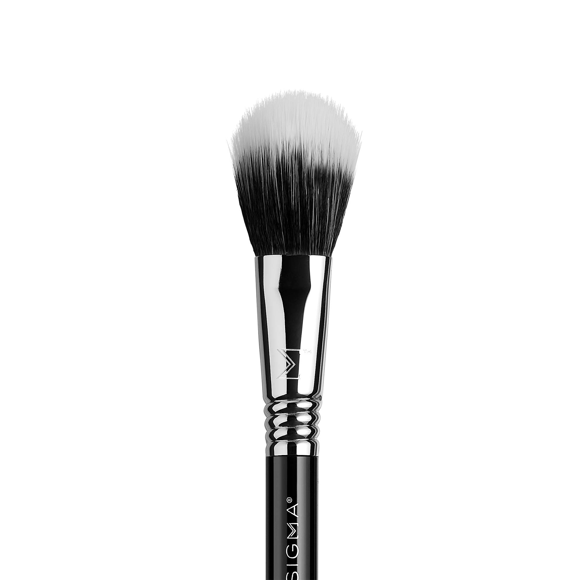 Sigma F15 - Duo Fiber Powder & Blush Brush for Flawless Makeup Application - Perfect for Contouring, Highlighting, and Blending