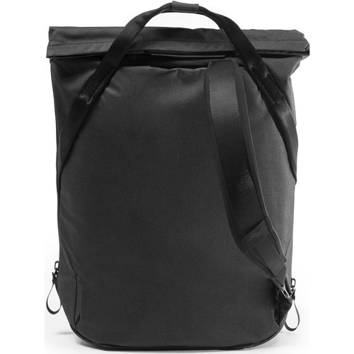 Peak Design Everyday Totepack 20L V2 - Premium Camera Backpack & Work Tote for Photographers & Commuters - Durable Waterproof Black Nylon Bag for Travel, Office & Daily Use