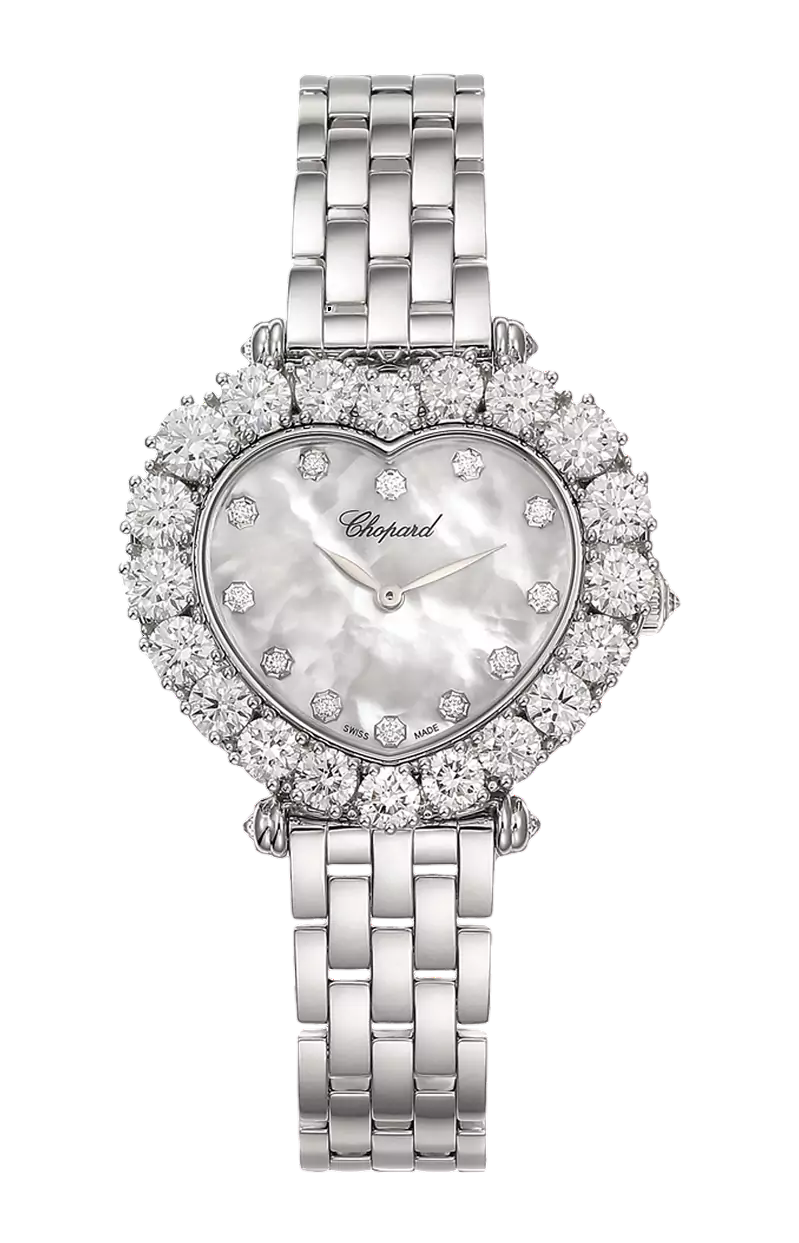 Chopard L'Heure Du Diamant 18K White Gold Diamond Ladies Watch - Luxury Women's Timepiece for Special Occasions & Elegant Events