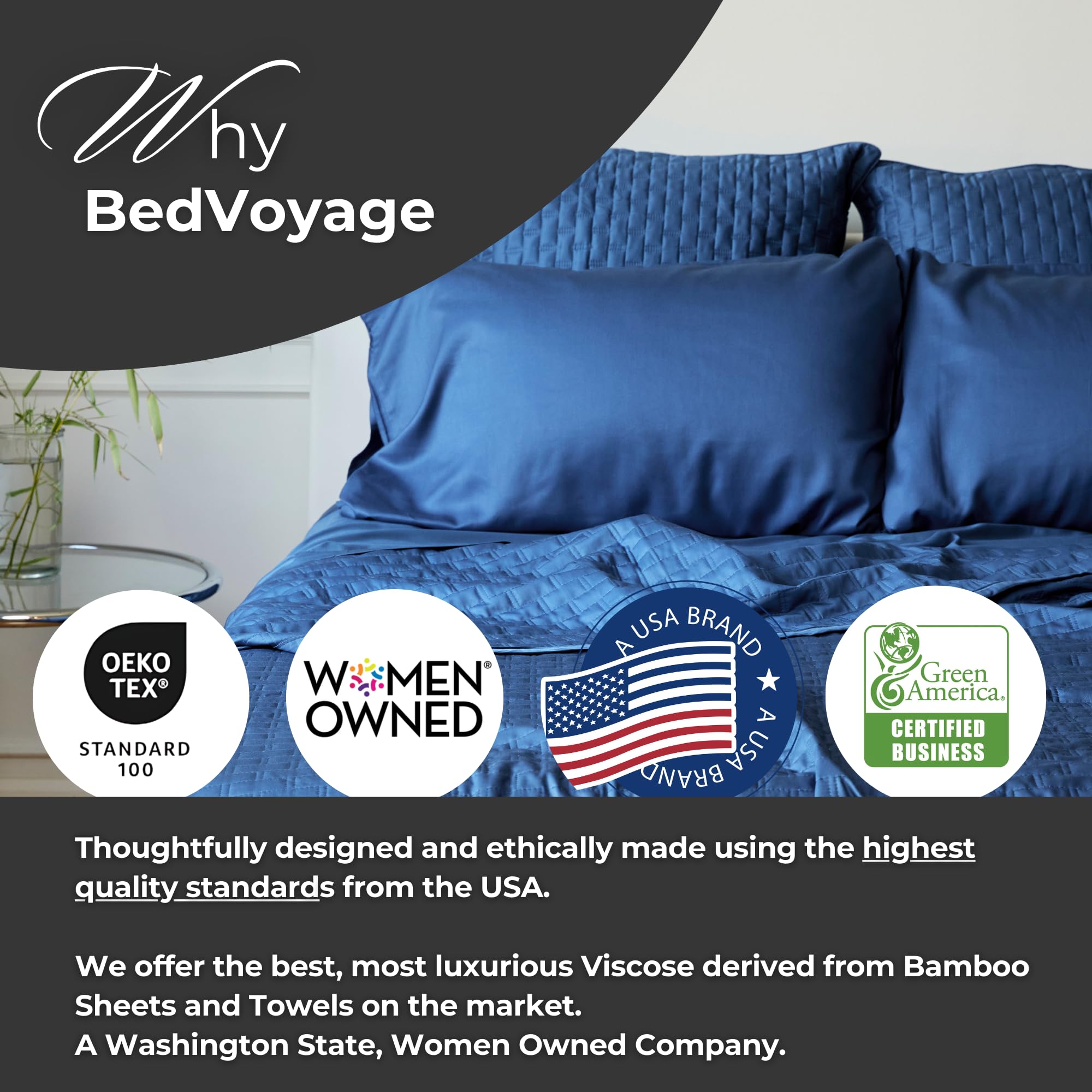 Luxury Queen Coverlet - 100% Bamboo Viscose Reversible Cooling Quilt | Ultra Soft Lightweight Bedspread & Breathable Blanket (96x98 Inches) | Temperature Regulating for All Seasons | Perfect for Bedroom, Guest Room & Hotel Use - Ivory Queen Size