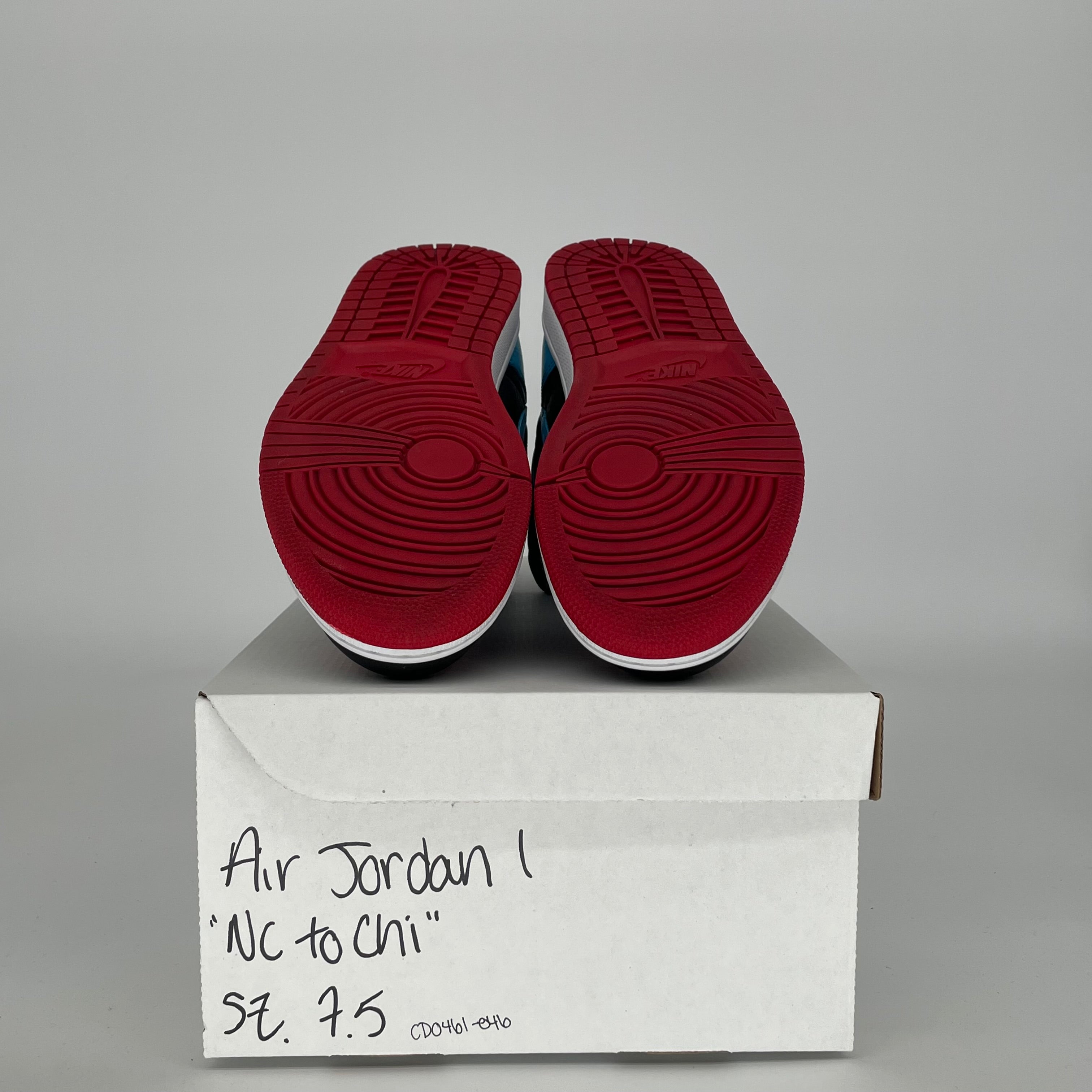 AIR JORDAN 1 NC TO CHI Women's Sneakers Size 7.5/9W - CD0461-046 | Retro Basketball Shoes for Women, Streetwear Fashion & Casual Wear