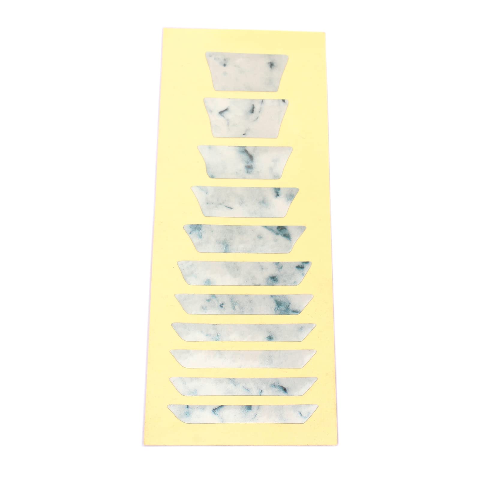 Premium Guitar Fretboard Stickers - Trapezoid Inlay Decals for Bass, Acoustic & Electric Guitars - DIY Guitar Neck Markers - Enhance Playability & Style - Perfect for Beginners, Performances & Practice Sessions