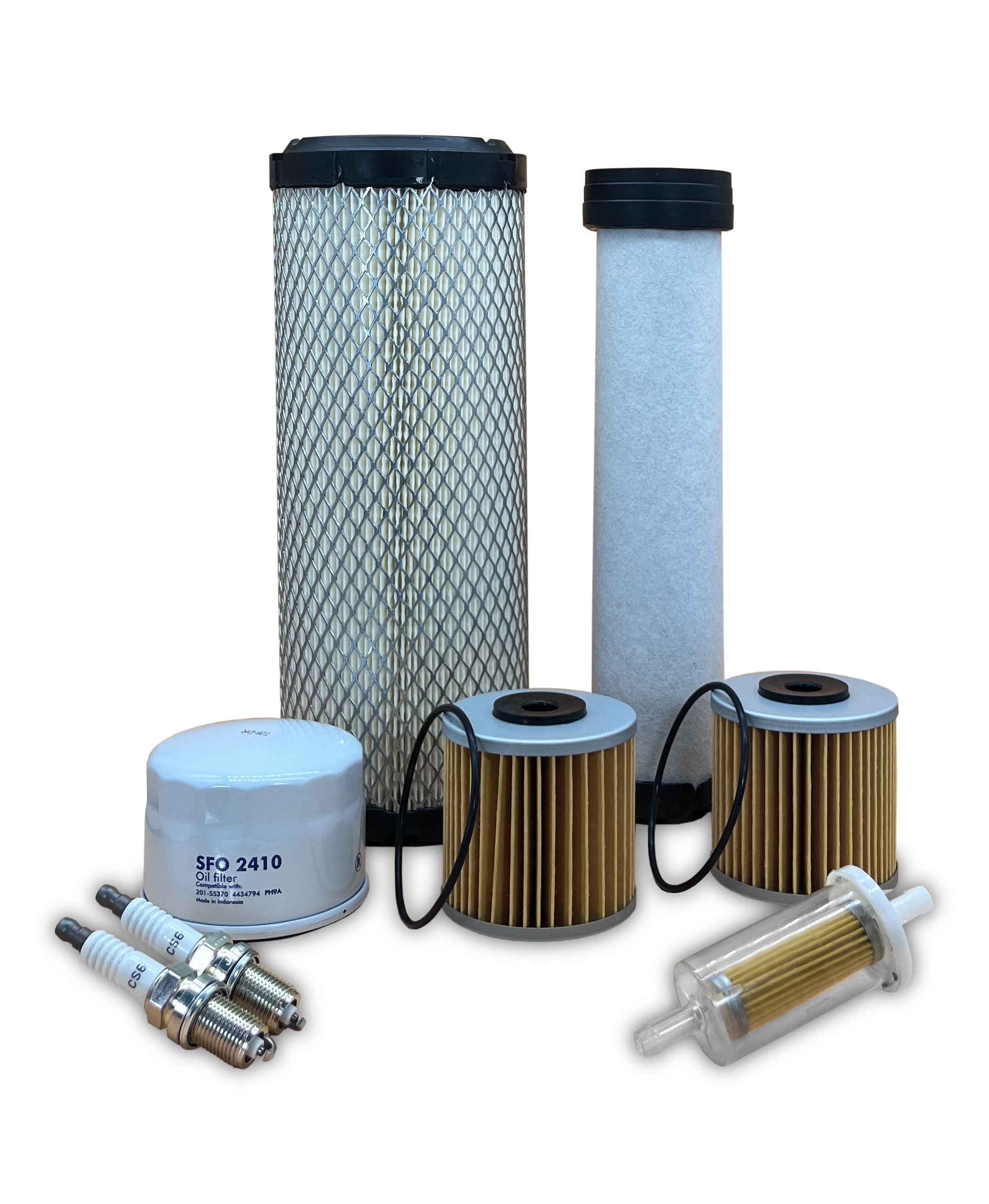 HERO® Maintenance Filter Kit for Scag SCZ72V & 36BV Cheetah Zero Turn Mower - Air Oil Fuel Filters Replacement - Compatible with Scag Commercial Lawn Mowers & Landscaping Equipment