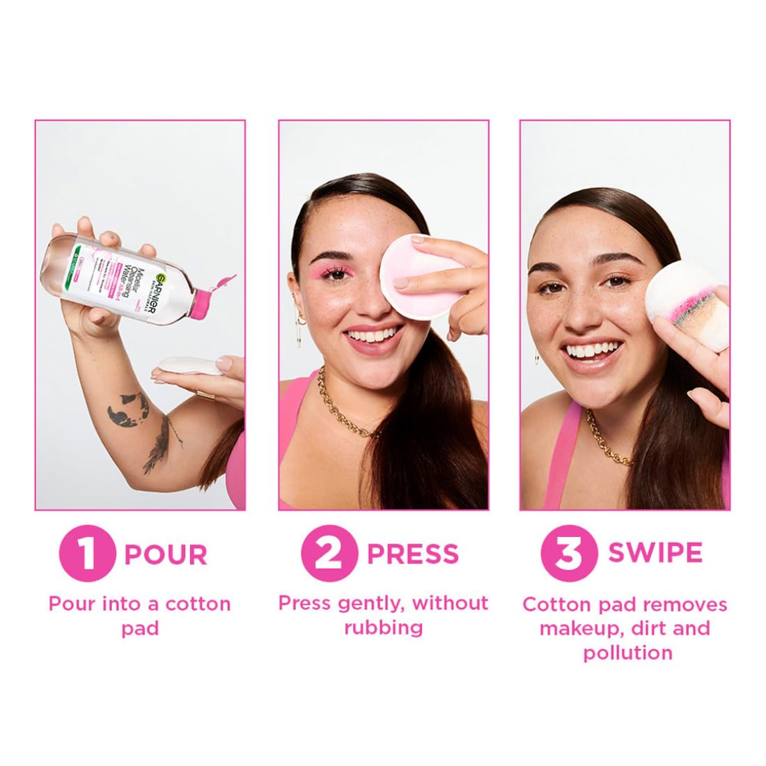 Garnier Skin Naturals Micellar Cleansing Water - Hydrating & Soothing Facial Cleanser for All Skin Types, 13.5 fl oz (400ml) | Perfect for Makeup Removal & Daily Skincare Routine