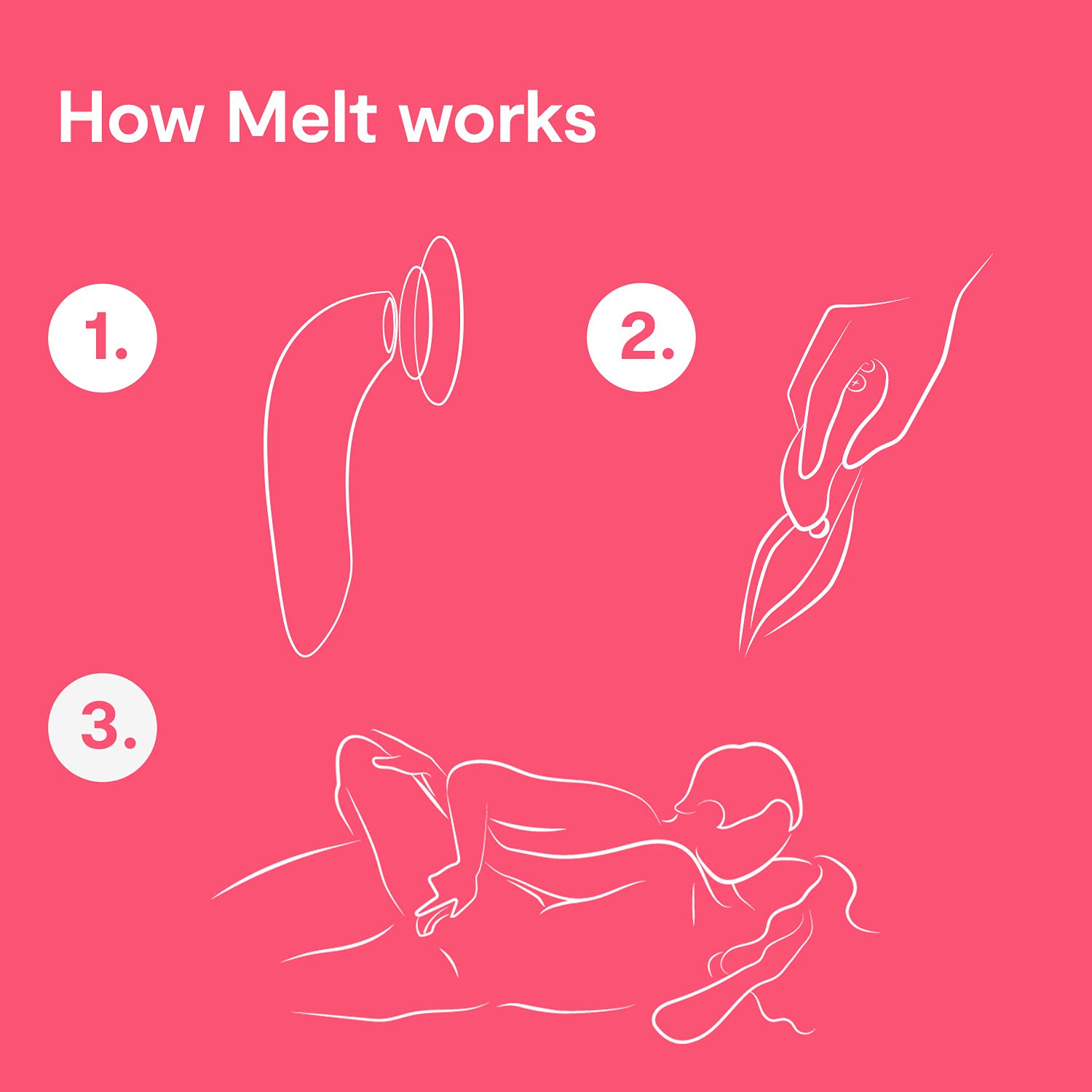 We-Vibe Melt Clitoral Stimulator - App Controlled Clit Sucker Vibrator for Women & Couples | 12 Intensity Levels, Long Distance Play | Pink Adult Sex Toy for Solo & Partner Use - Perfect for Bedroom Fun & Remote Intimacy