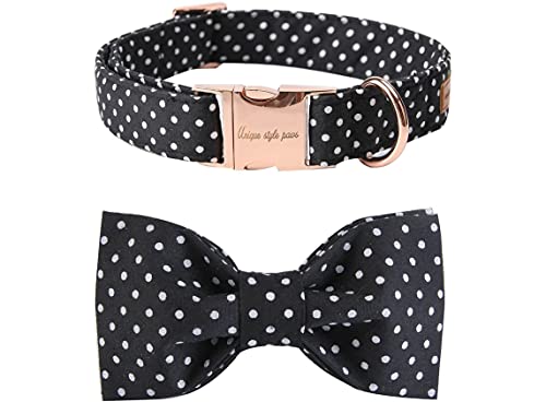 Black micro Polka Dot