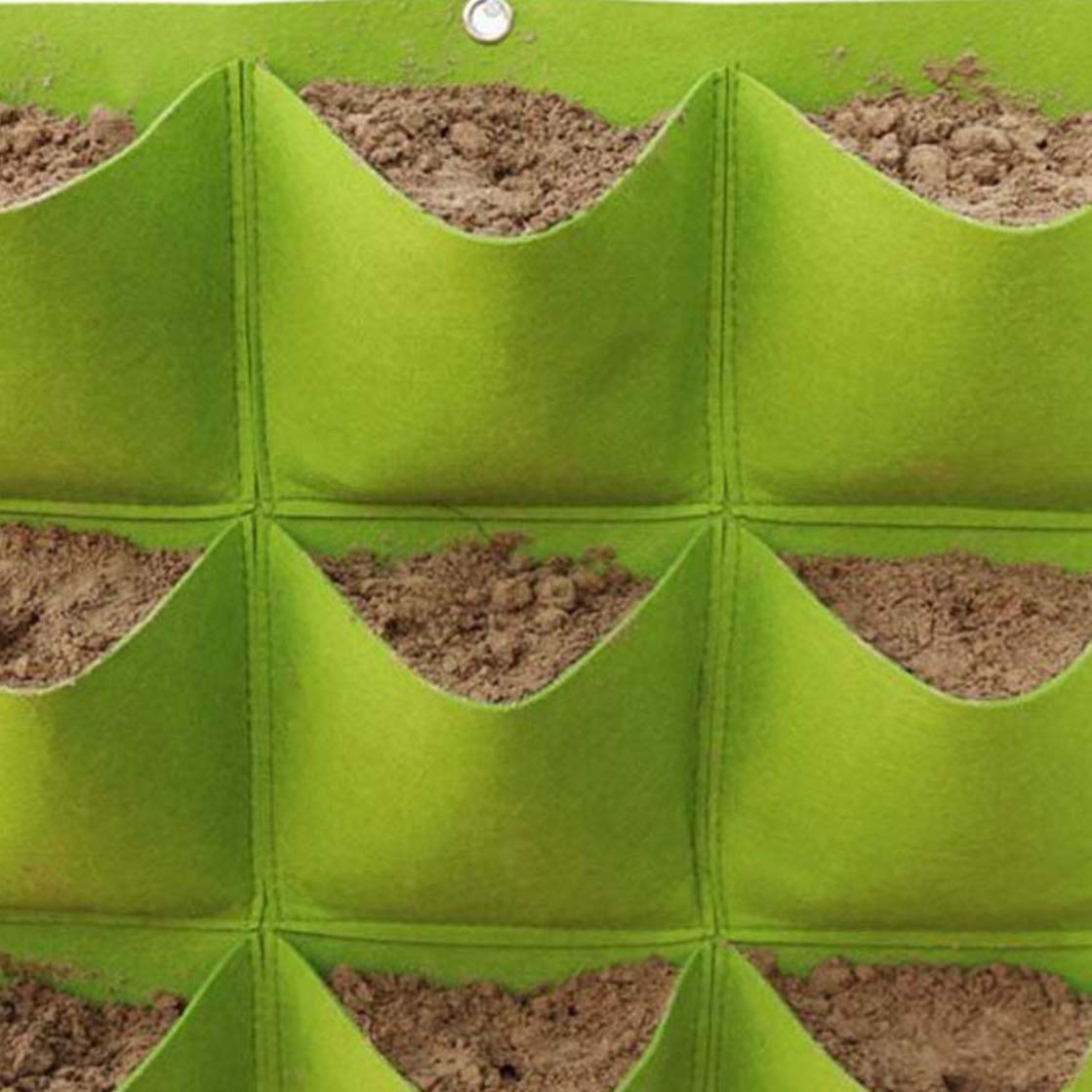 72 Pocket Vertical Wall Garden Planter - Hanging Planting Grow Bags for Indoor Outdoor Plants, Herbs, Flowers | Perfect for Balcony, Patio, Small Space Gardening & Home Decor